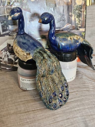 Påfågel, 500 kr - 600kr