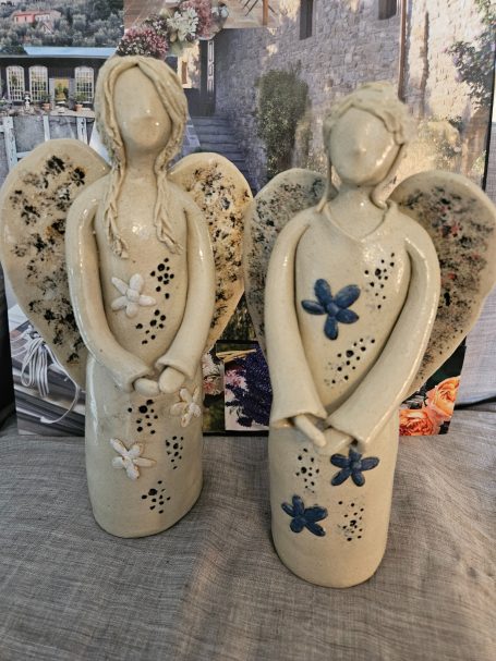 Änglar för växtstöd, 500 kr